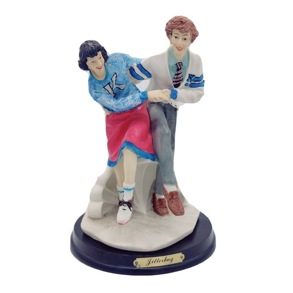 Vintage Jitterbug 9.5" Dance Sculpture 1989 A.E.P. Albert E Price Bellmawr NJ TW - Picture 1 of 16